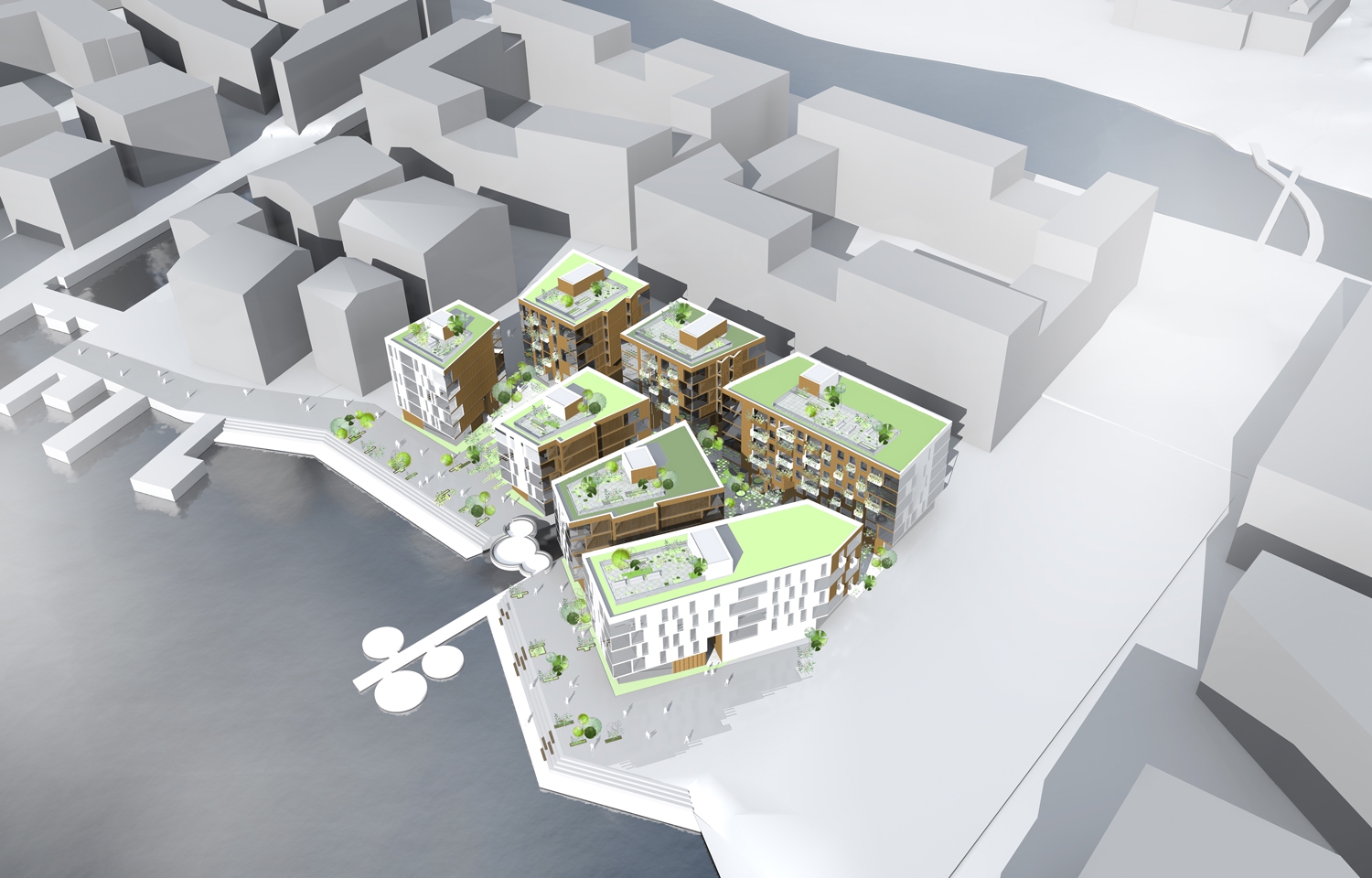 Bispevika Fugleperspektiv