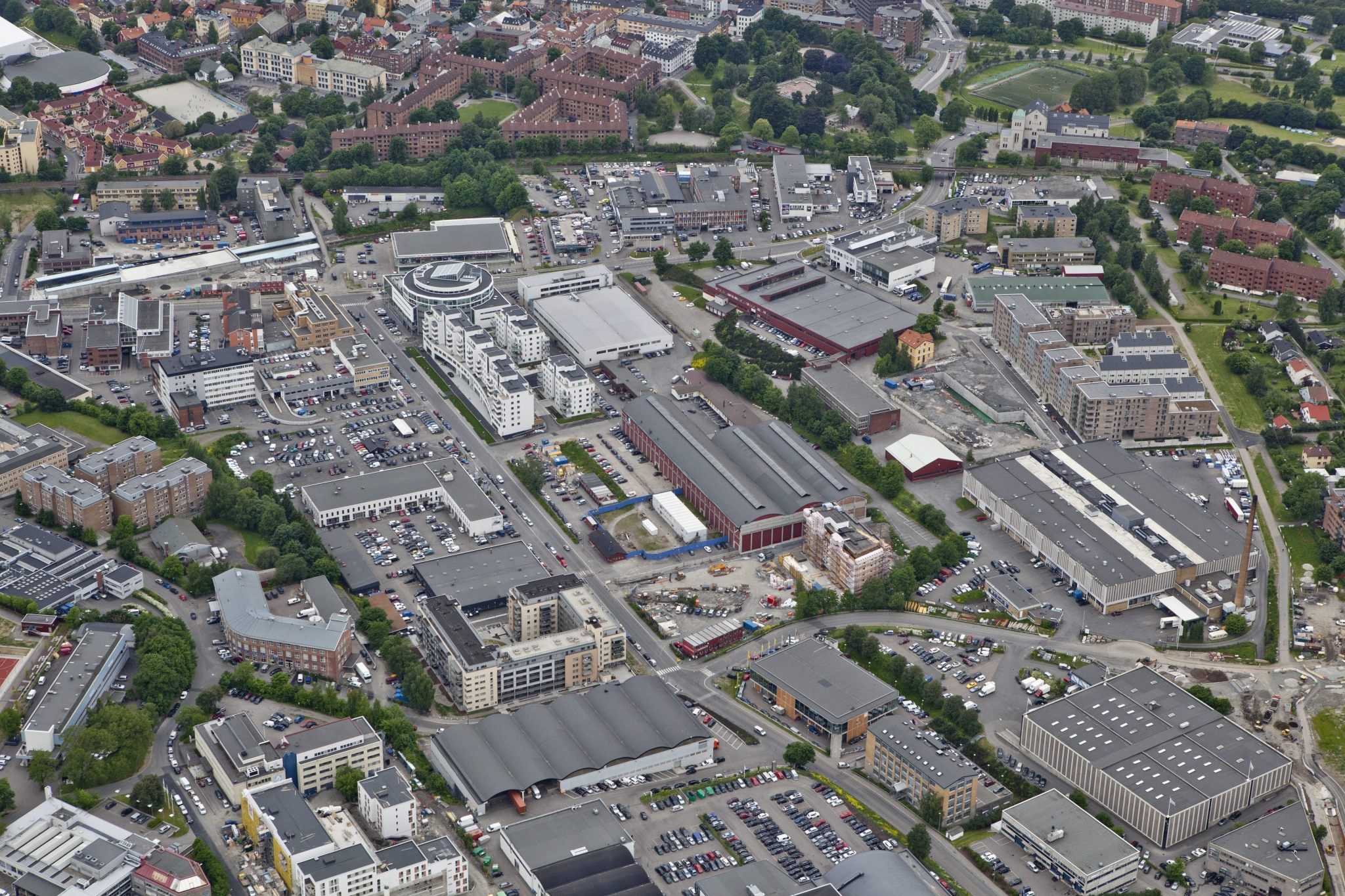 Gladengveien Flyfoto